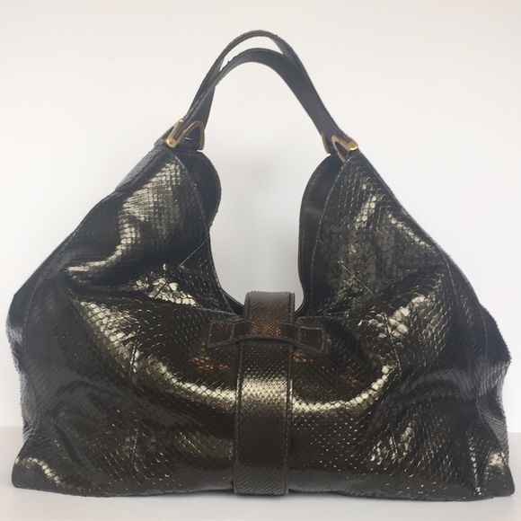 Gucci Soft Stirrup Python Bag - Picture 2 of 8